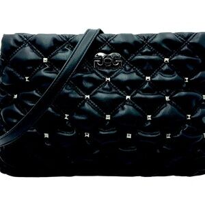 Gilda Paris Vegan Leather Crossbody Quilted Handbag with Strap(GGH-523 B…